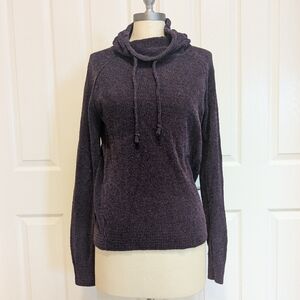 Gaiam Women's Knit Sweater Dark Purple XS